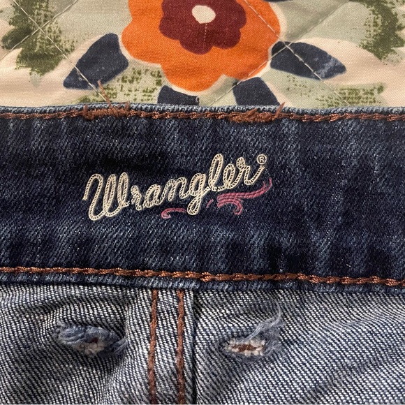 Wrangler Dark Blue Bootcut‎ Jeans, women’s Size 9x34 - Picture 3 of 9